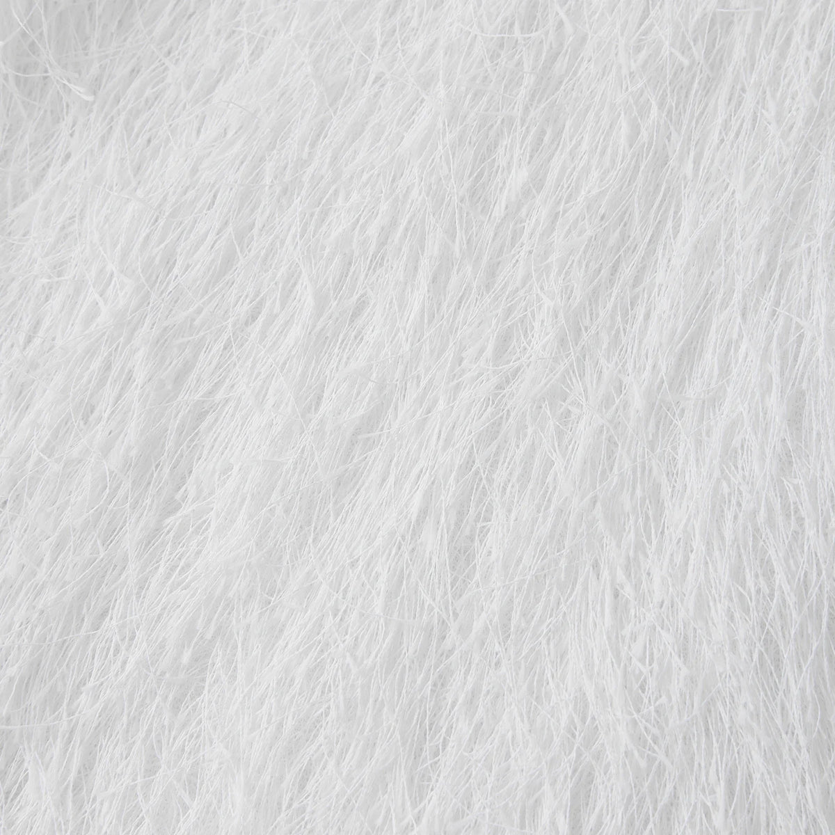 Women's 2026 Trendy White Fluffy Fur Sleeveless Cropped Top Soft Fuzzy Blouse Casual Party Daily Streetwear Fashion Top