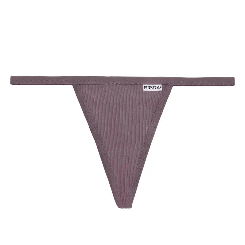 Cotton Panties for Sexy Women Low Rise G-String Female T-Back Thongs Underwear Ladies Breathable Briefs Girl Intimates Lingerie