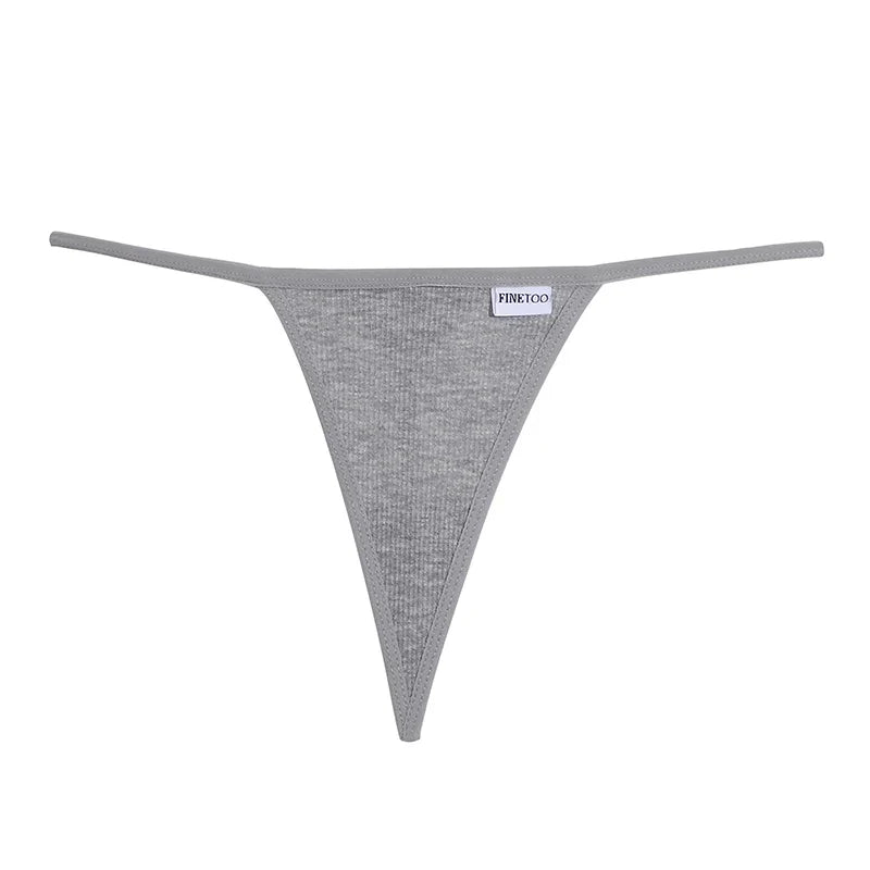 Cotton Panties for Sexy Women Low Rise G-String Female T-Back Thongs Underwear Ladies Breathable Briefs Girl Intimates Lingerie