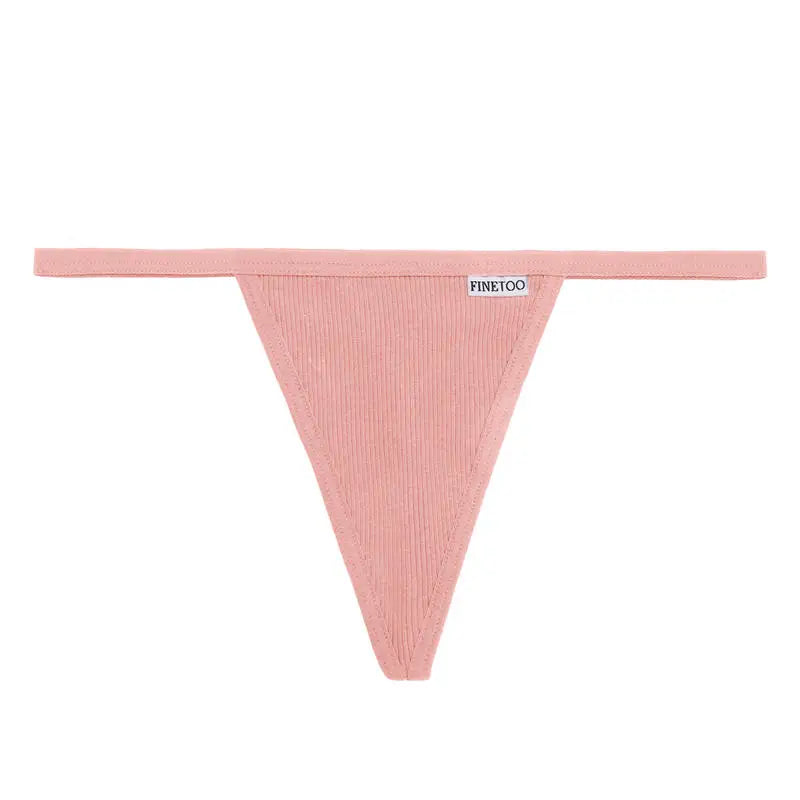 Cotton Panties for Sexy Women Low Rise G-String Female T-Back Thongs Underwear Ladies Breathable Briefs Girl Intimates Lingerie
