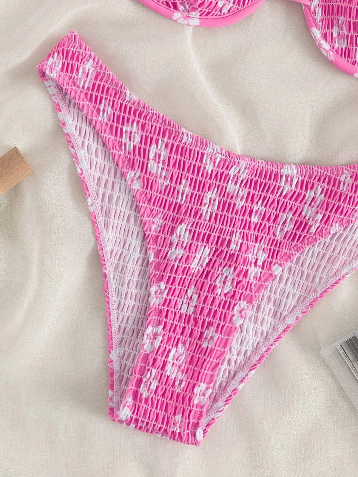 2026 Sexy Floral Twin Strap Bralette Bikini Women Swimsuit Triangle Swimwear Bathing Suits Two-piece Biquini Thong Bikinis Sets