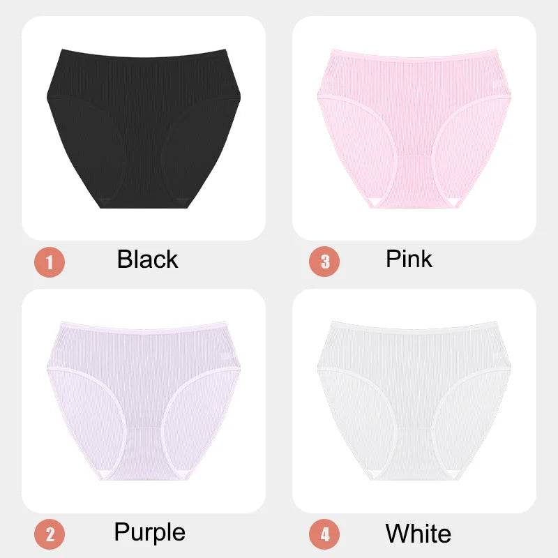 4Pcs/Set Women Lace Mesh Briefs Sexy Comfortable Stretchy Semi Sheer French-Cut Panties Women's Underwear Breathable Lingerie