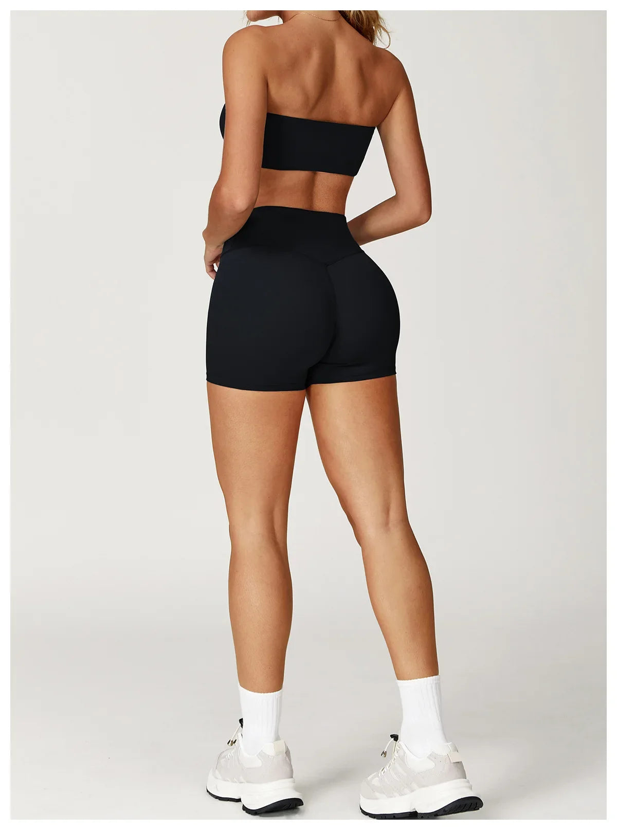 Yoga Set 2PCS Fitness Suit Women's Tracksuit Sportswear Workout Sports Bra High Waist Leggings Gym Clothing Sports Shorts Suits