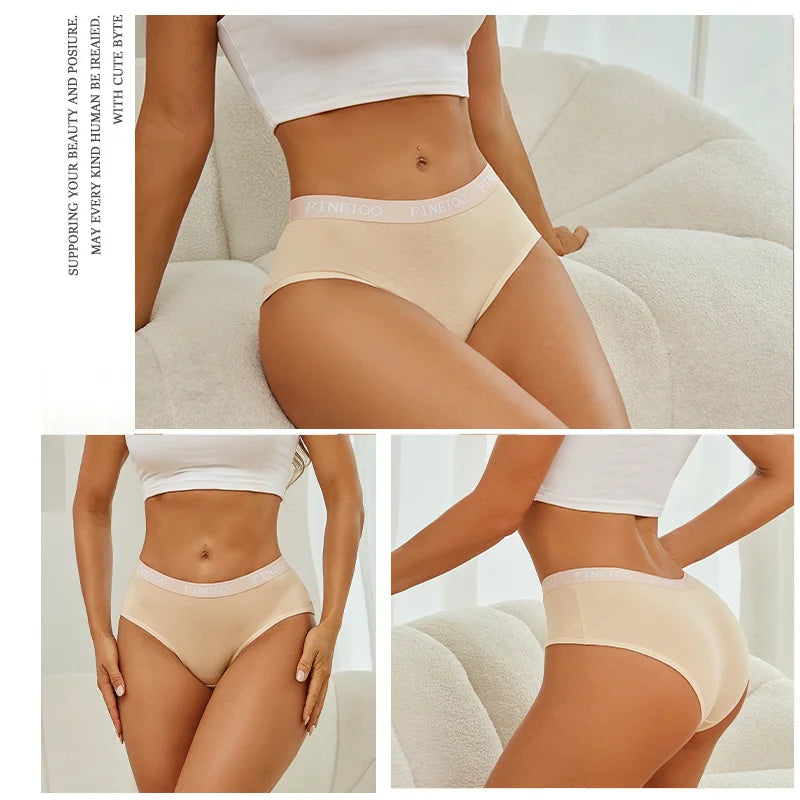 New 3Pcs Women's Cotton Briefs Letter Belt Underwear Women Panties Sexy Breathable Briefs Female Stretch Ladies Soft Lingerie