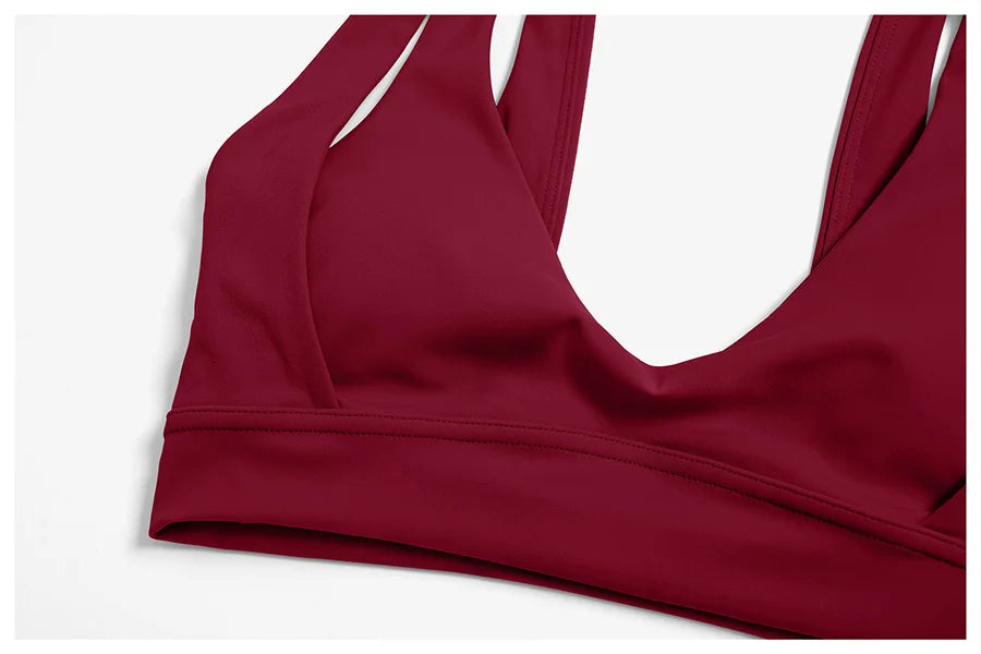 New 3 Pieces Yoga Set Women Workout Sportswear Gym Clothing Fitness Long Sleeve Crop Top Shorts Leggings Female Sport Bra Suits