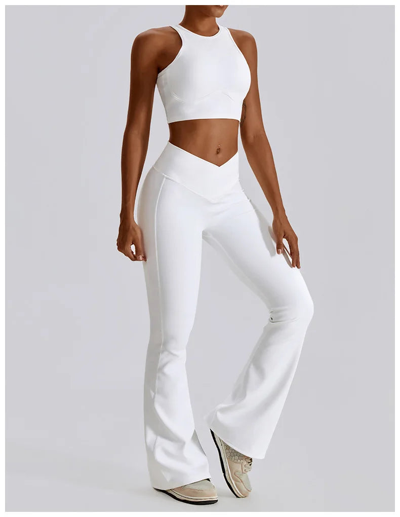 Yoga Set Seamless Women's Sportswear Workout Clothes Athletic Wear Gym Legging Fitness Bra Crop Top Sports Suits High Quality