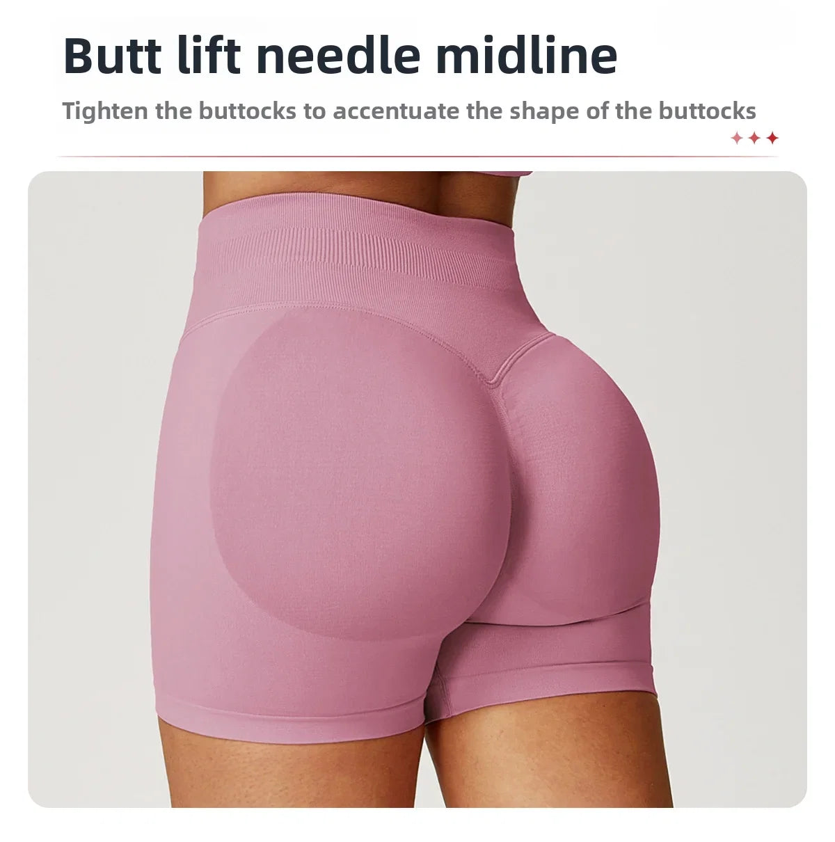 High Waist Shorts Seamless Yoga Shorts Workout Fitness Lift Peach Butt Fitness Tight Gym Running Body Shaper Pants Ribbed Shorts