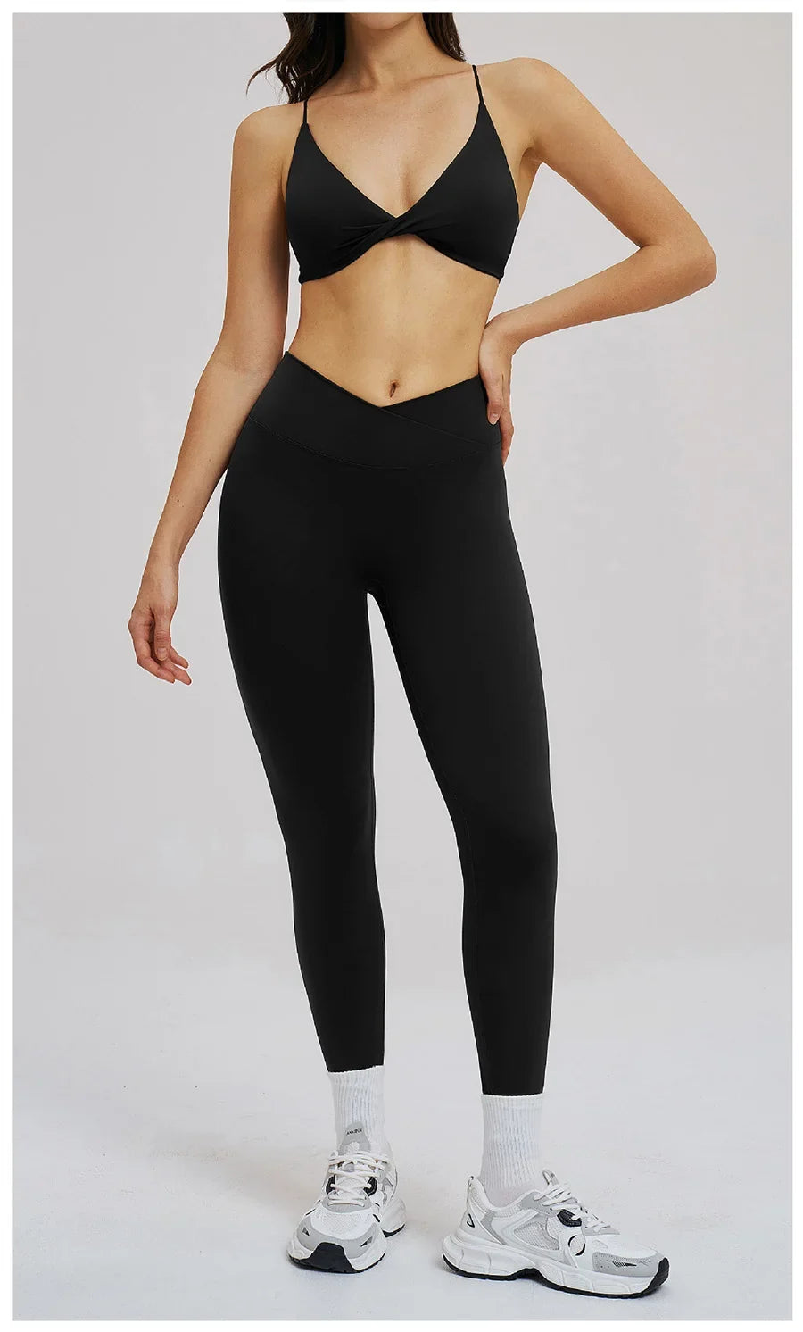 2PCS Yoga Suit Sports Set Women Fitness Quick-Drying Gym Tracksuit Running Nude Feeling Workout Outfit Sport Bra Leggings Suit