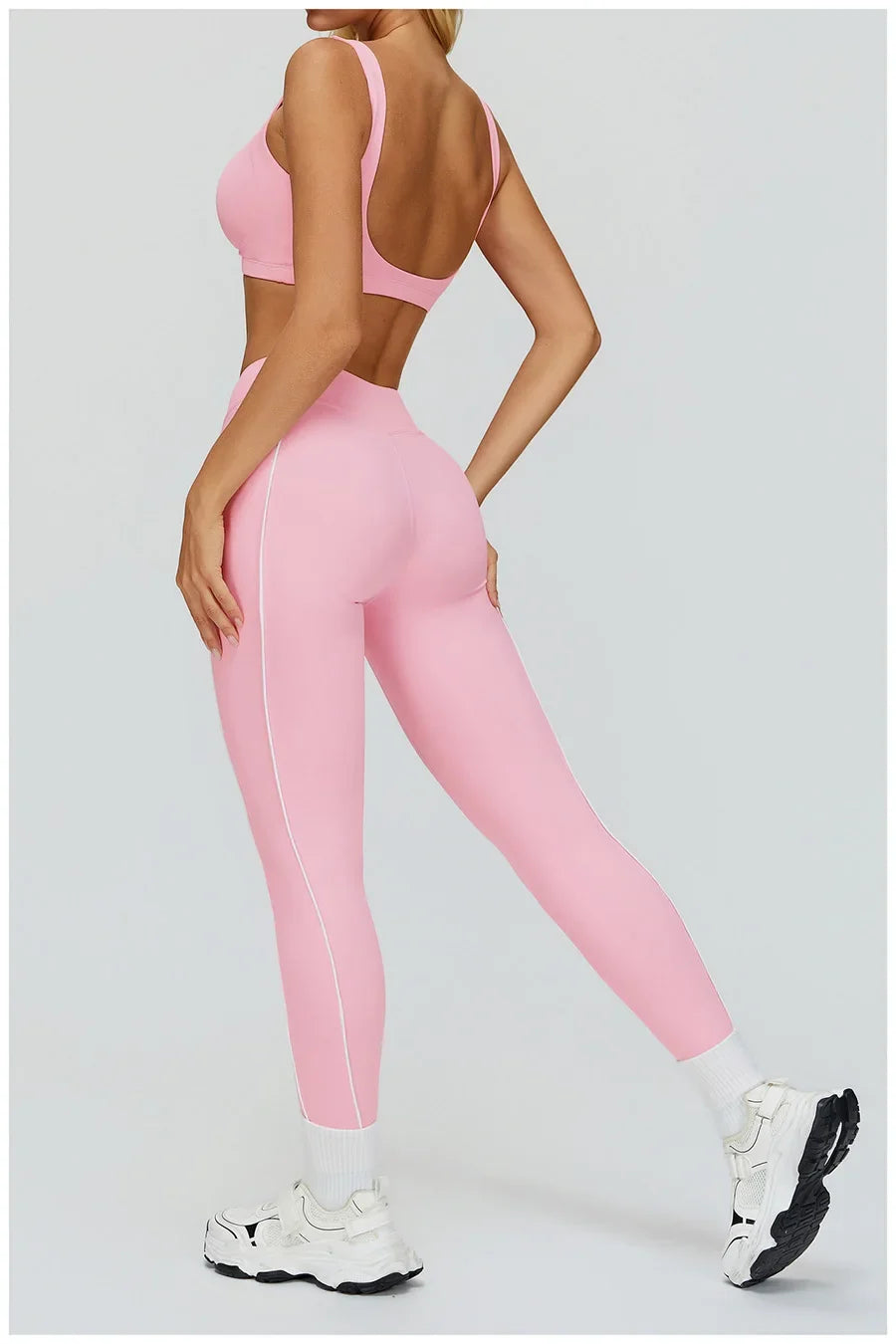 Women Yoga Set 2/3PCS Gym Clothes Long Sleeved Sportswear Yoga Suits Fitness Tracksuits Sport Outfits Crop Tank Bra Gym Leggings