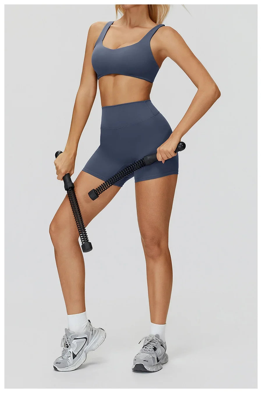 Women Yoga Suit Tracksuit Sports Bra High Waist Legging Shorts Outfit Gym Set Fitness Running Workout Clothes Push Up Sportswear