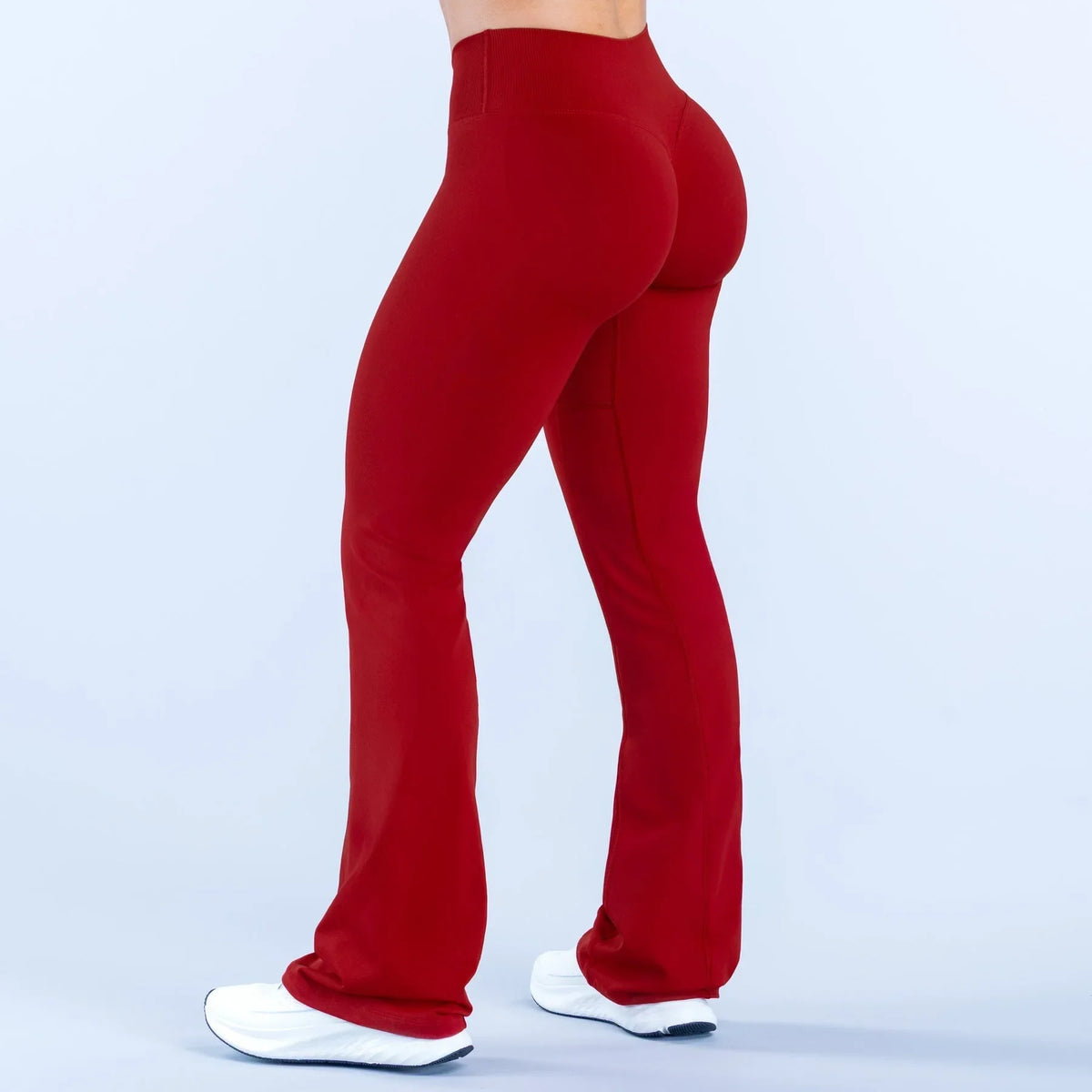 Vision Flares women gym Fashion Yoga flared pants Waist cross Seamless Sports Leggings Fitness Wide-leg Trousers