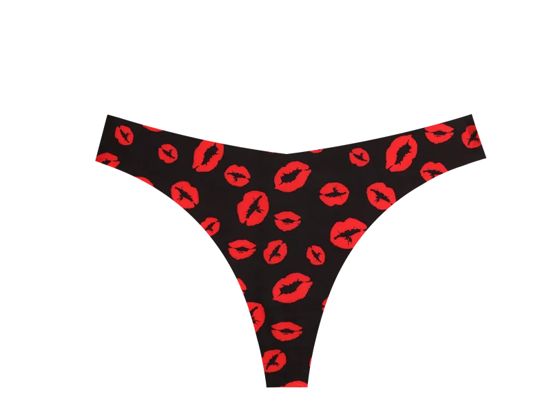 3Pcs Ultra-thin Seamless G-string Women Thongs Sexy Sweet Fruit Low-waist Panties Ladies Soft Cute Thongs Female S-XL T-Back