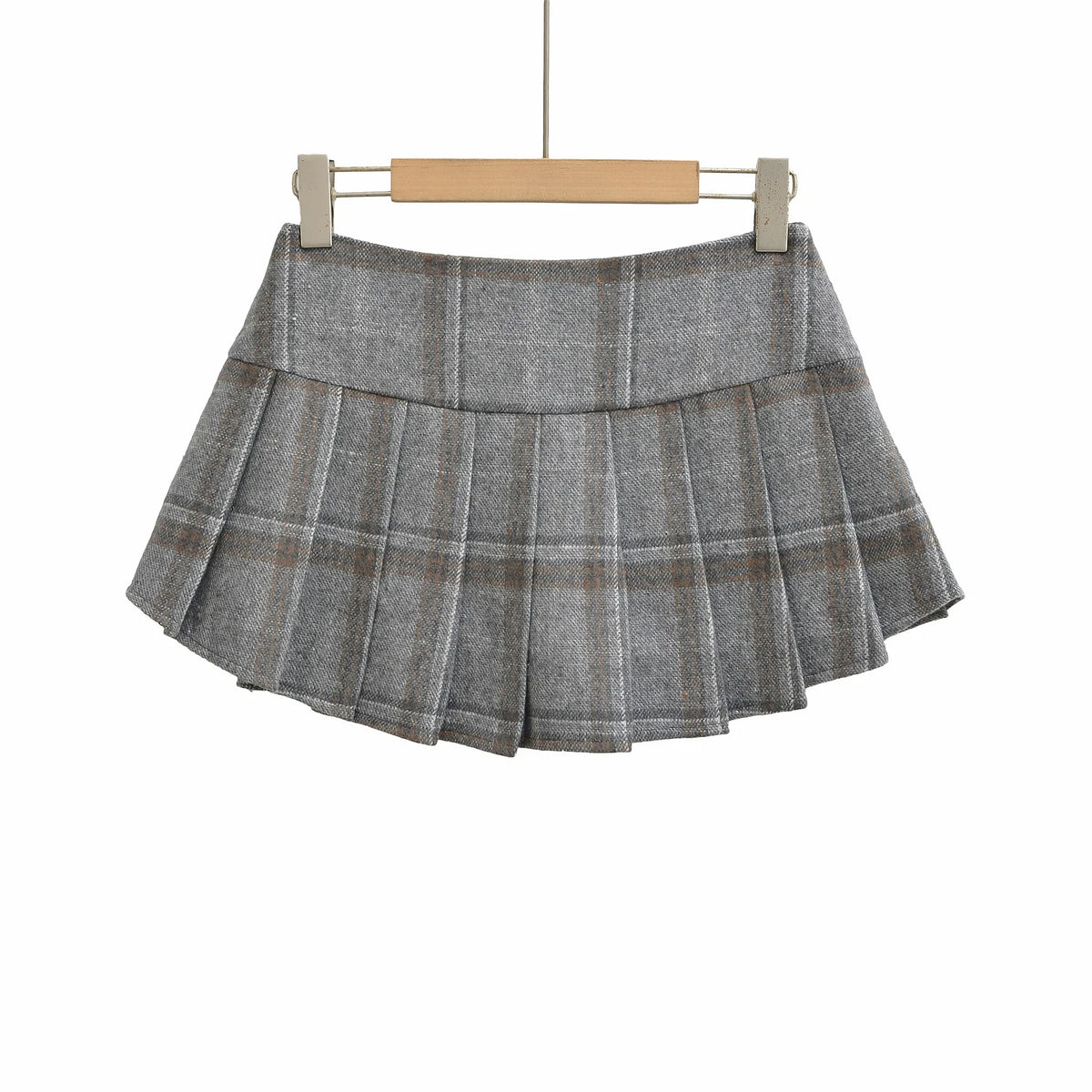 New American Style Pure Desire Hot Girl Plaid JK Waist Pleated Skirt Plaid Half Skirt For Woman Pure Desire Casual Elegant Z3SX