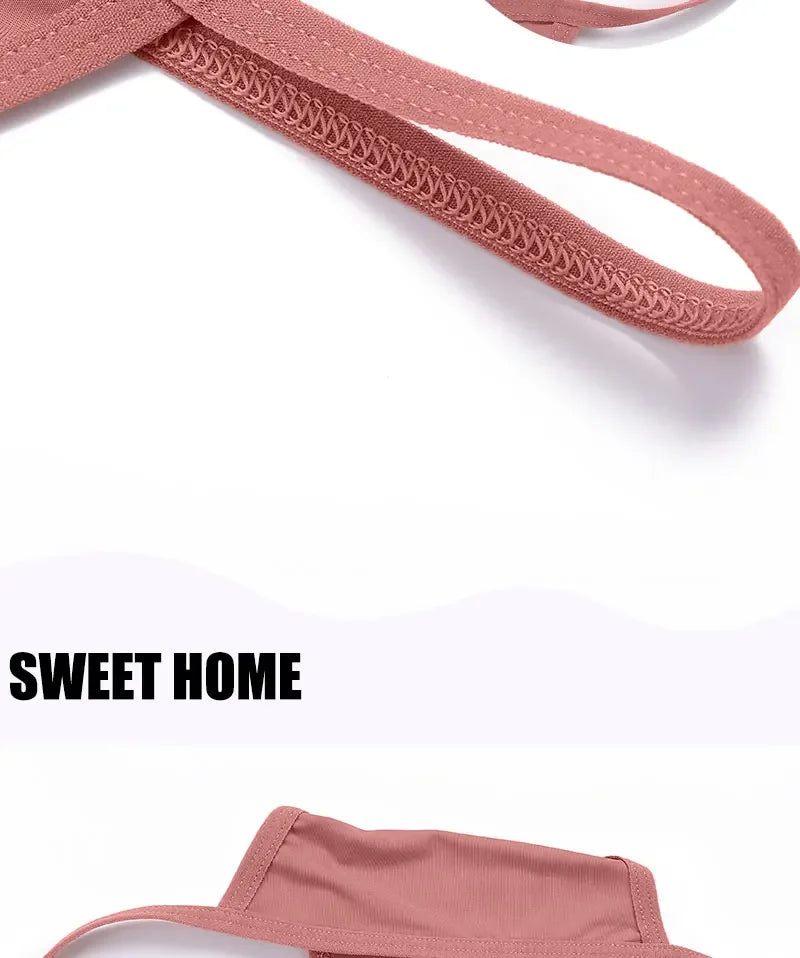 New 3PCS/Set Cotton Bikini Panties Women Sexy Solid Color Low Waist Thongs Female Breathable G-String Underwear Comfort Lingerie