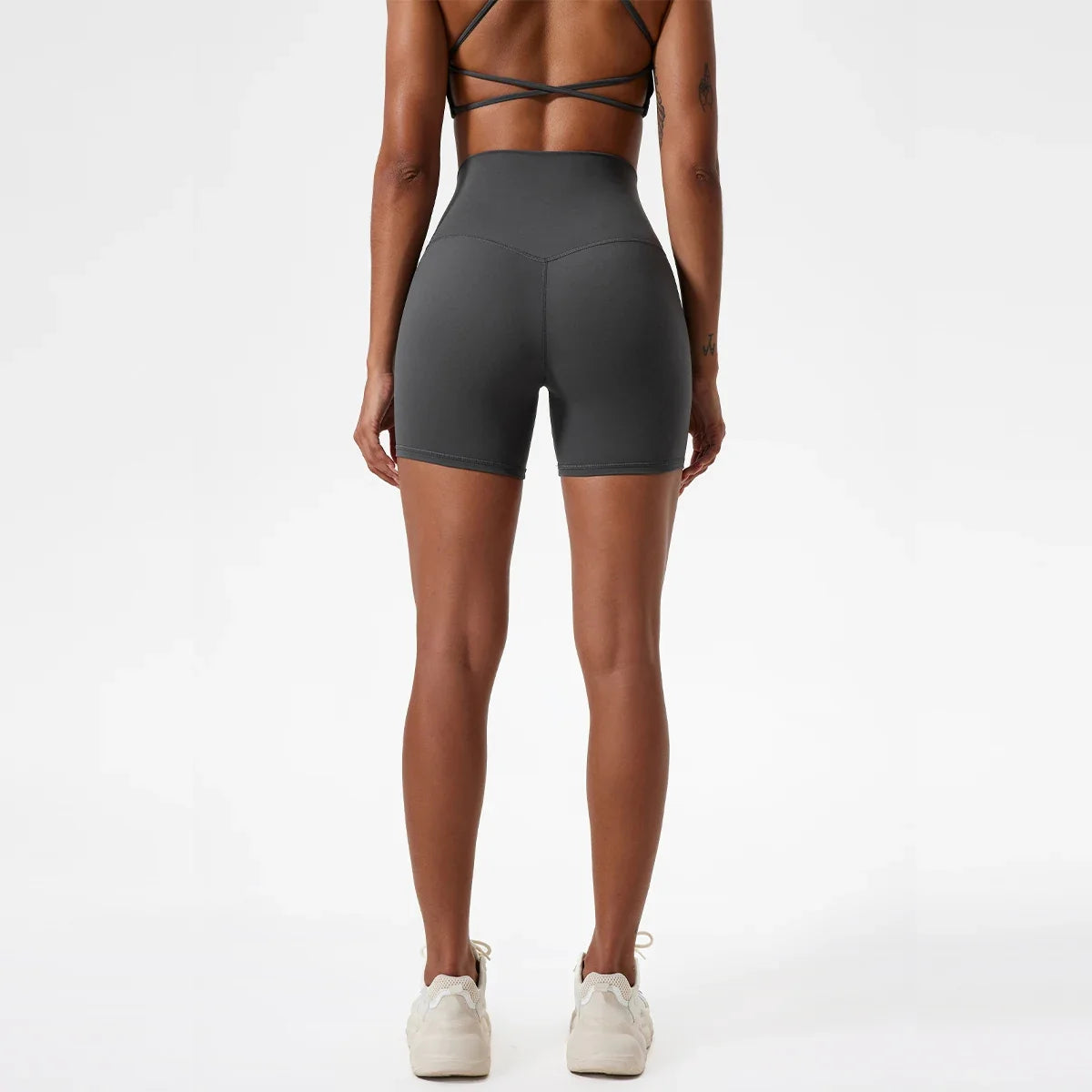 Hearuisavy Summer Soft Sports Shorts Buttock Lift Gym Leggings Women High Waist Yoga Shorts Women Running Cycling Workout Shorts