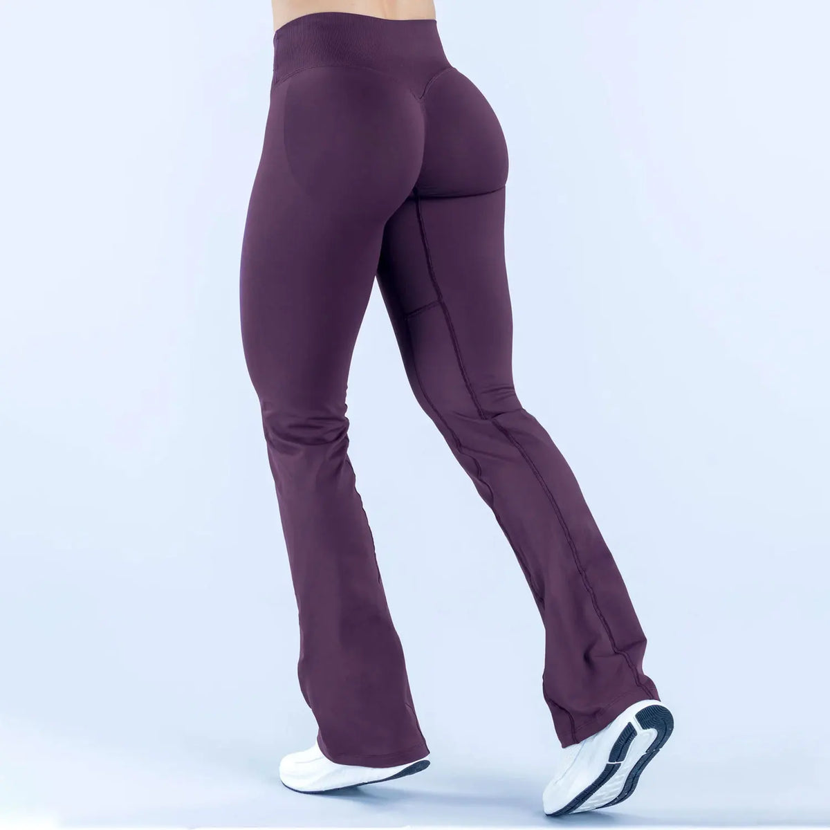 Vision Flares women gym Fashion Yoga flared pants Waist cross Seamless Sports Leggings Fitness Wide-leg Trousers