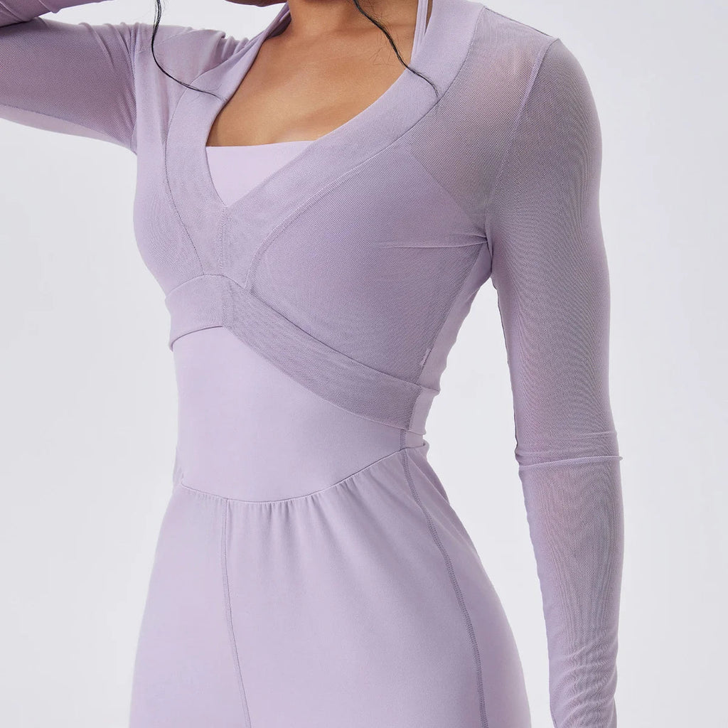 Women Crop Tops Yoga T-shirts Solid Sports Top Long Sleeve Running Shirts Sexy Exposed Navel Quick Dry Fitness Gym Sport Wear