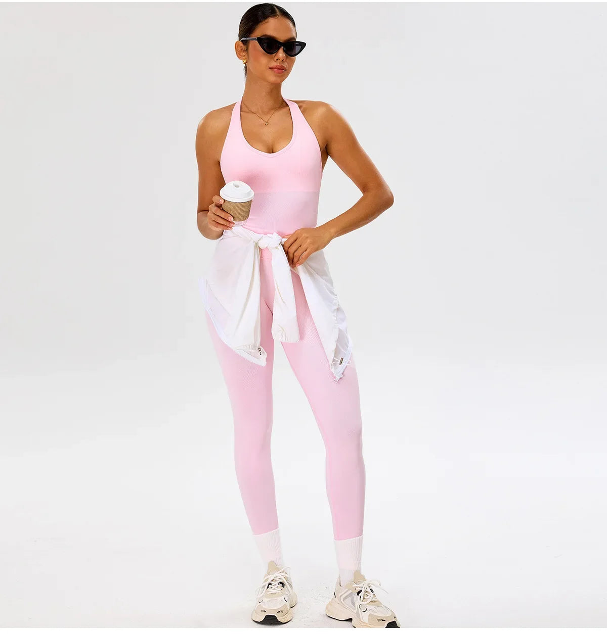 Seamless Gym Top Women Sports Bra Running Neck Hanging Yoga Bra Breathable Sports Underwear Women Push Up Fitness Workout Tops