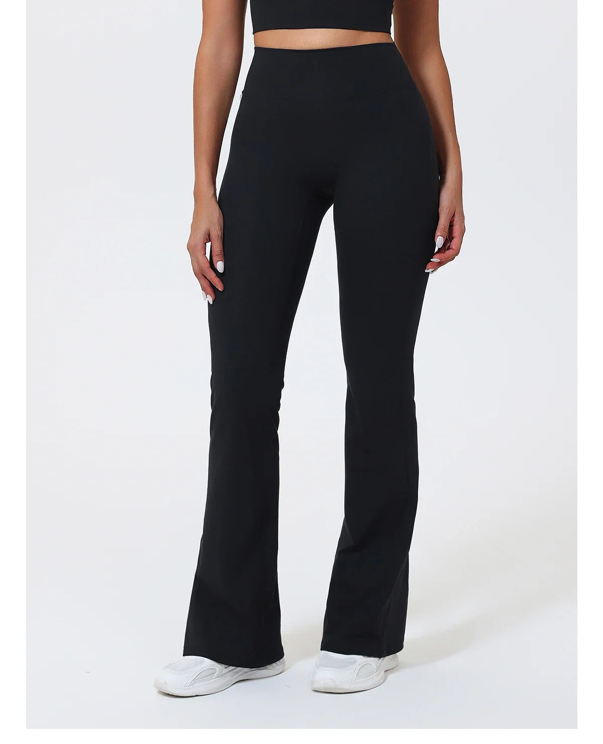 Hearuisavy Summer Woman Workout Flared Pants Leggings Pilates Fitness Trousers High Waist Butt Lifting Yoga Bell-Bottom Pants