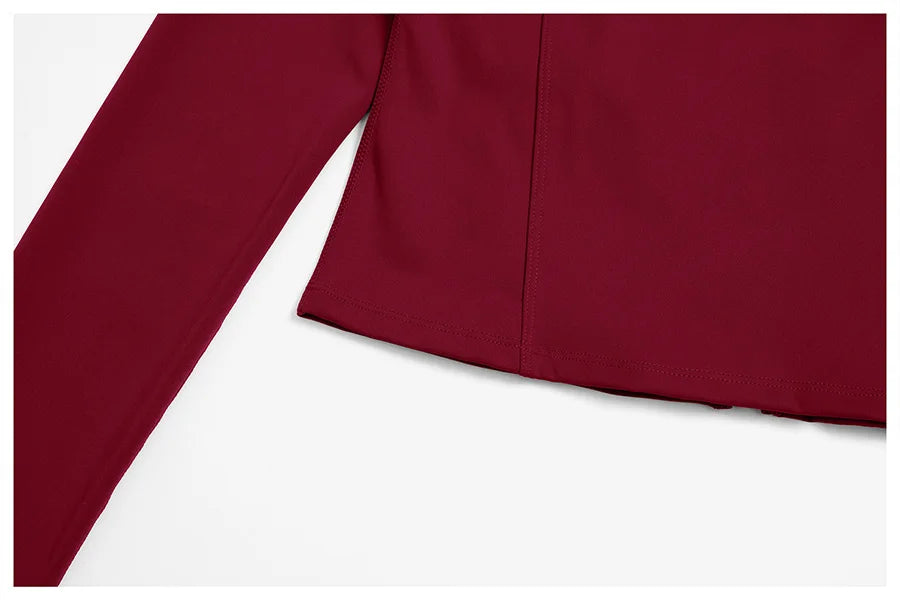 Yoga Suit Women Tracksuit Long-sleeved Jacket Shorts Suit Outfit Gym 2PCS Set Fitness Running Workout Clothes Push Up Sportswear