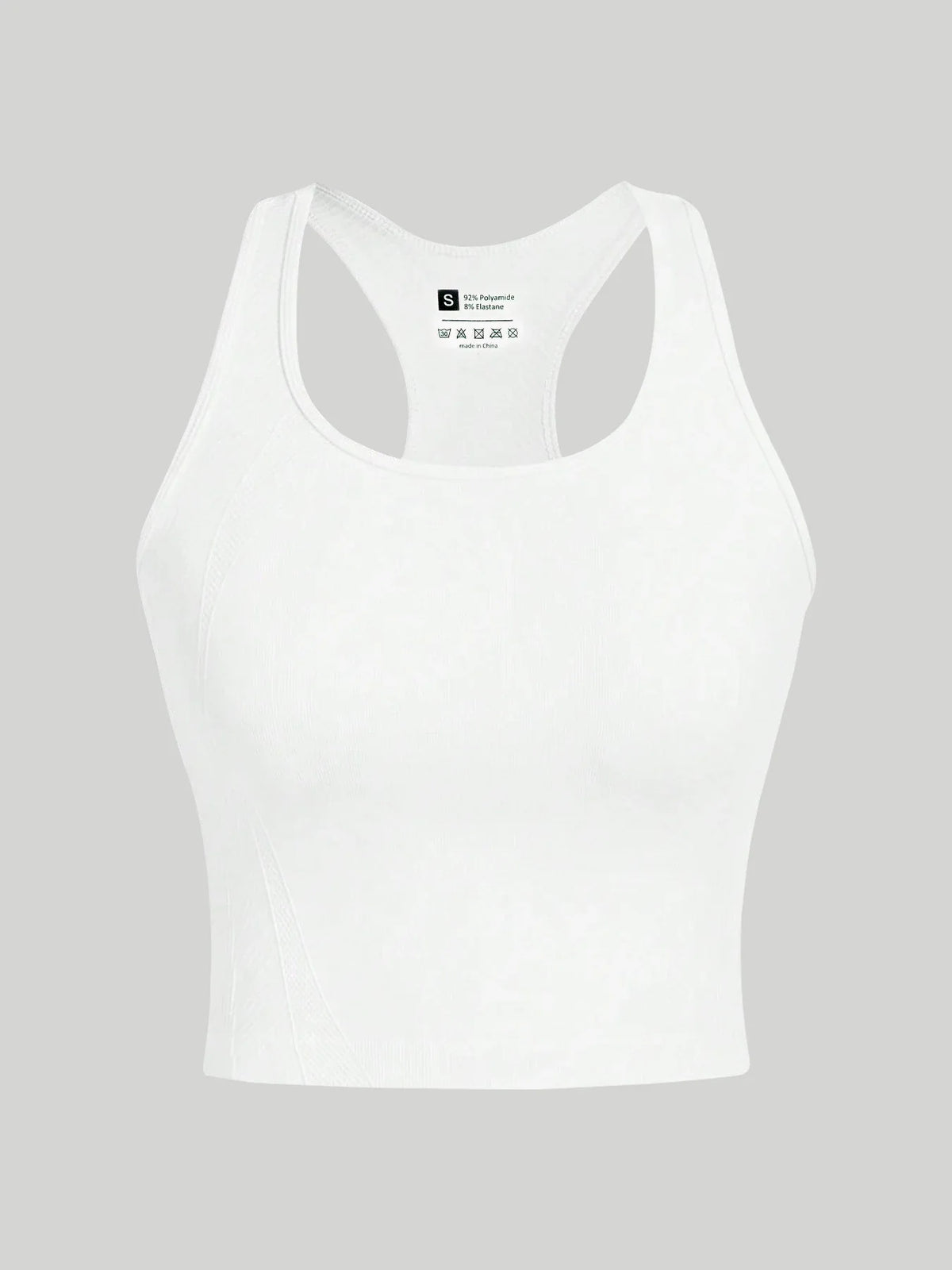 3 Piece Yoga Vest Women Gym Sports Racerback Crop Tops Seamless Streetwear Rib Knit Workout BreathableTank Top Female