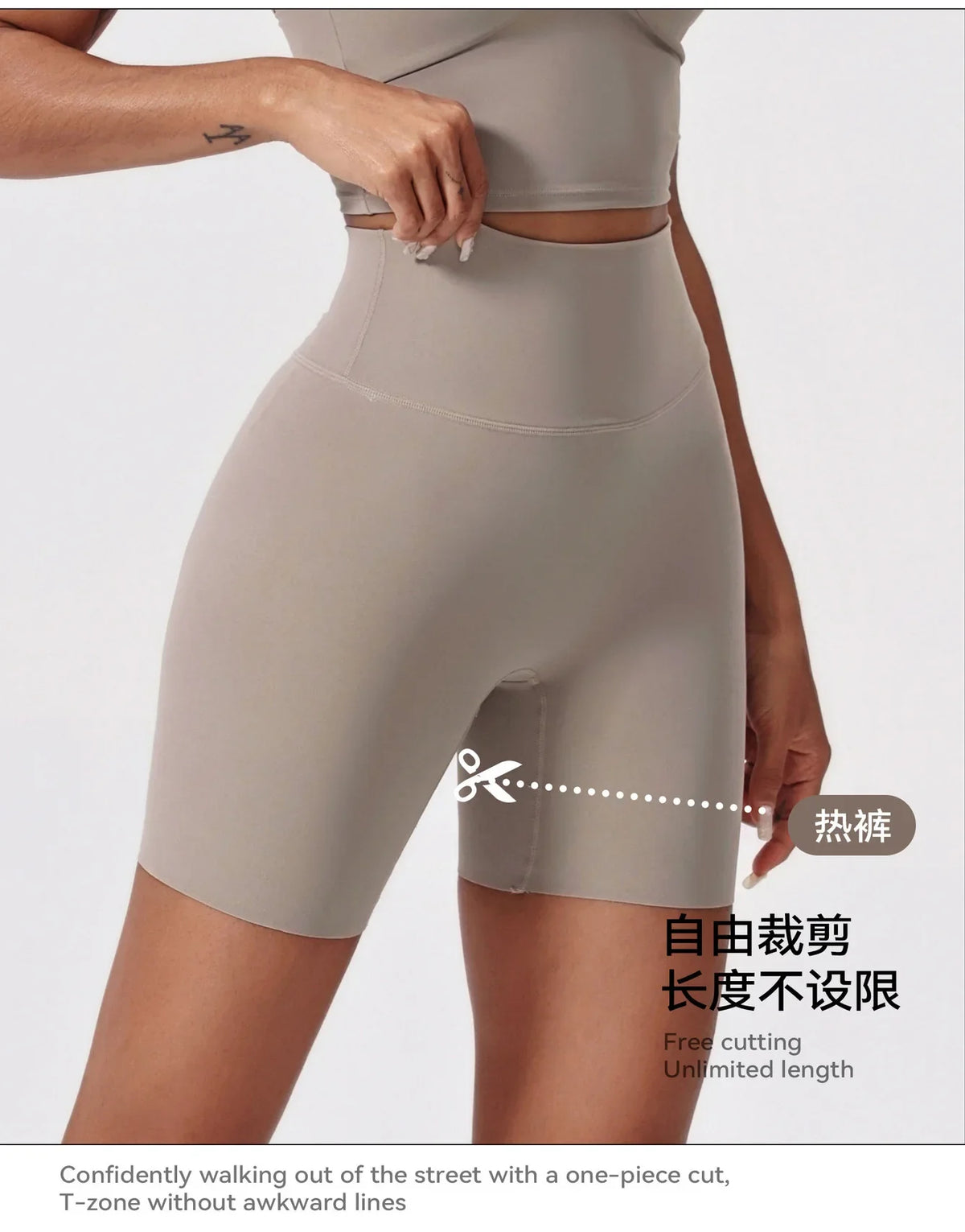 Summer High Waisted Yoga Shorts for Women Fashionable and Sexy Running Fitness Pants Solid Color Yoga Leggings Elastic Tights