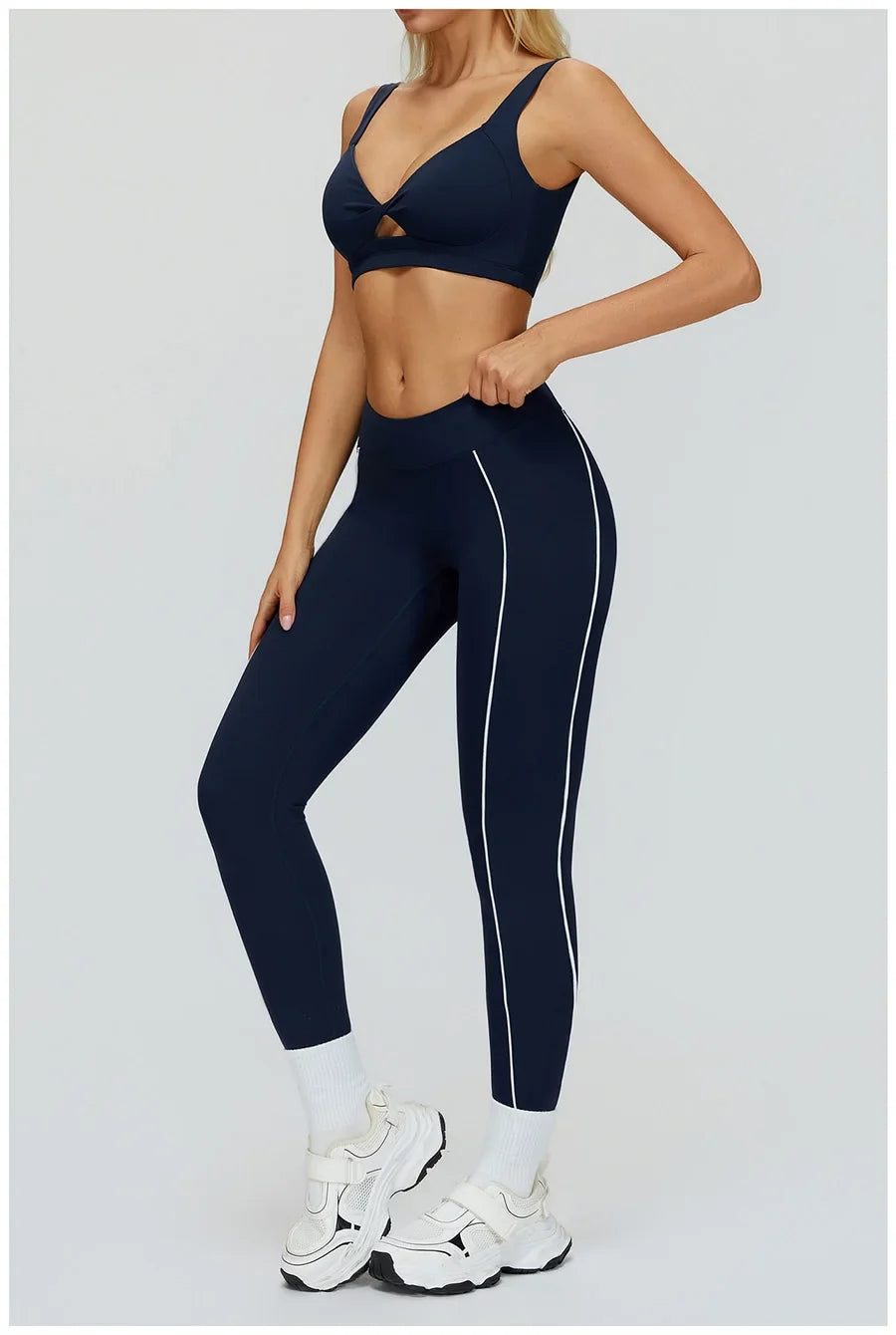 Women Yoga Set 2/3PCS Gym Clothes Long Sleeved Sportswear Yoga Suits Fitness Tracksuits Sport Outfits Crop Tank Bra Gym Leggings