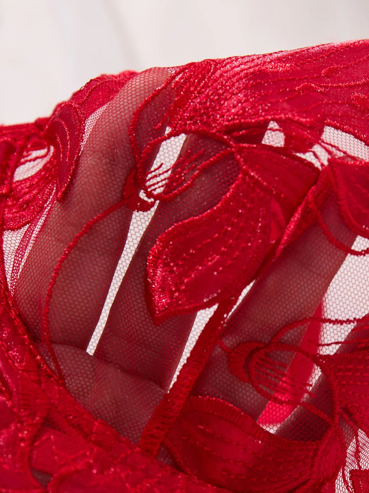 Fairy Lingerie Floral Valentine Charming Brief Panty Underwear Sexy Nighty Fancy Underwear Brief Set for Lady See Through Bra