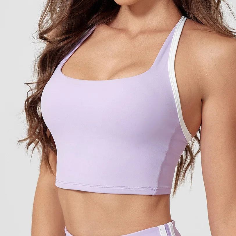 Yoga Suit Women Tracksuit Sports Vest High Waist Legging Outfit Girl Gym Set Fitness Running Workout Clothes Push Up Sportswear