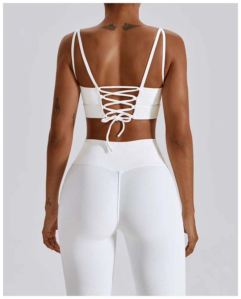 Yoga Set Seamless Women's Sportswear Workout Clothes Athletic Wear Gym Legging Fitness Bra Crop Top Sports Suits High Quality