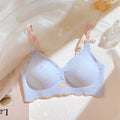 Seamless Invisible Cute Bra For Women Sexy Lingerie Deep Vneck Push Up Bra Wire Free Brassiere Bra Removable Pads Bralette Bra