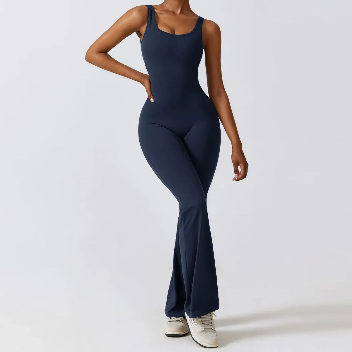 Women Sexy Back V Jumpsuit Gym Set Training Yoga Suit Sportswear Sports Jumpsuit Fitness Rompers Stretch Workout Bodysuits 8260