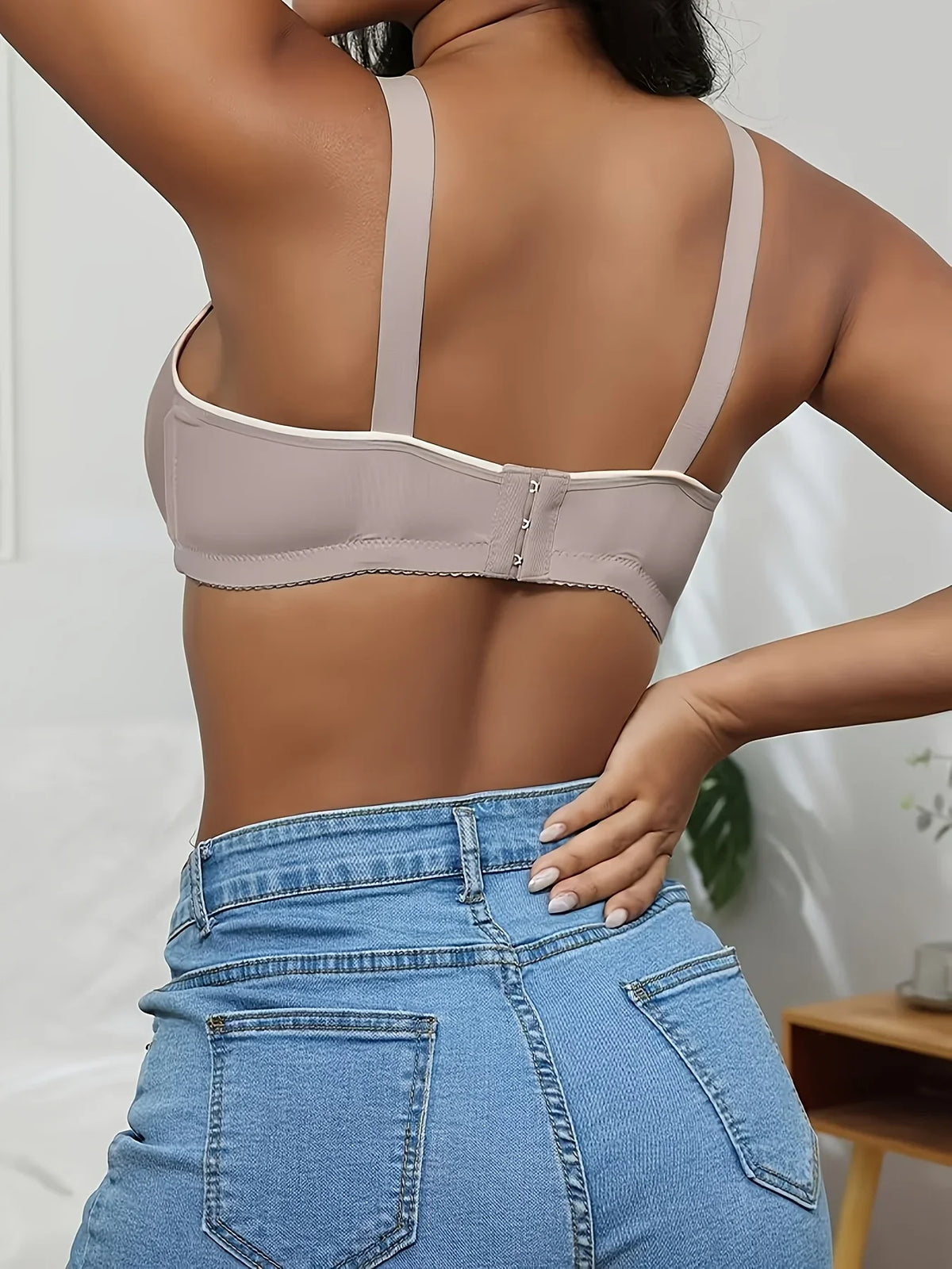6pcs Seamless Tassel Decor Wireless Bra, Comfortable Push-Up Bra, - Adjustable Strap, Soft Pastel Colors Full Coverage Lingerie