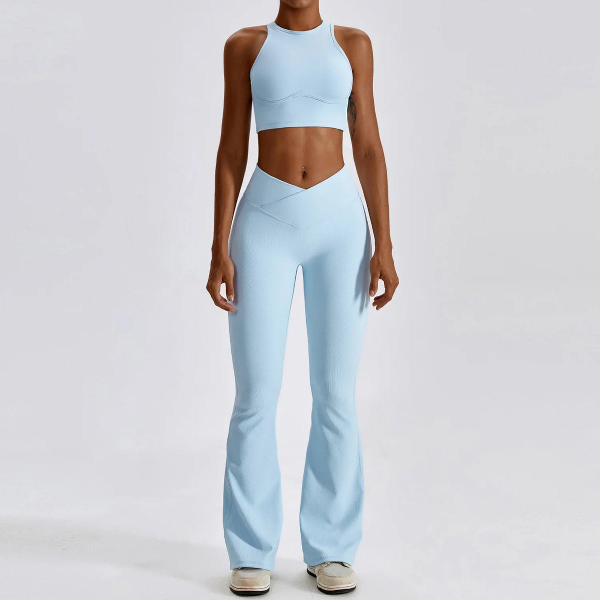 Yoga Set Seamless Women's Sportswear Workout Clothes Athletic Wear Gym Legging Fitness Bra Crop Top Sports Suits High Quality