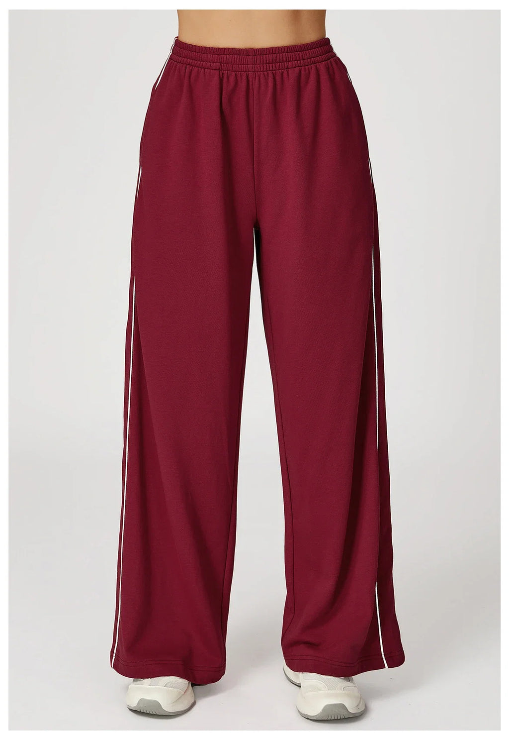 Sports Pants Women Loose High Waist Wide Leg Pants Gym Fitness Yoga Leggings Female Workout Running Cycling Pants Athletic Wear