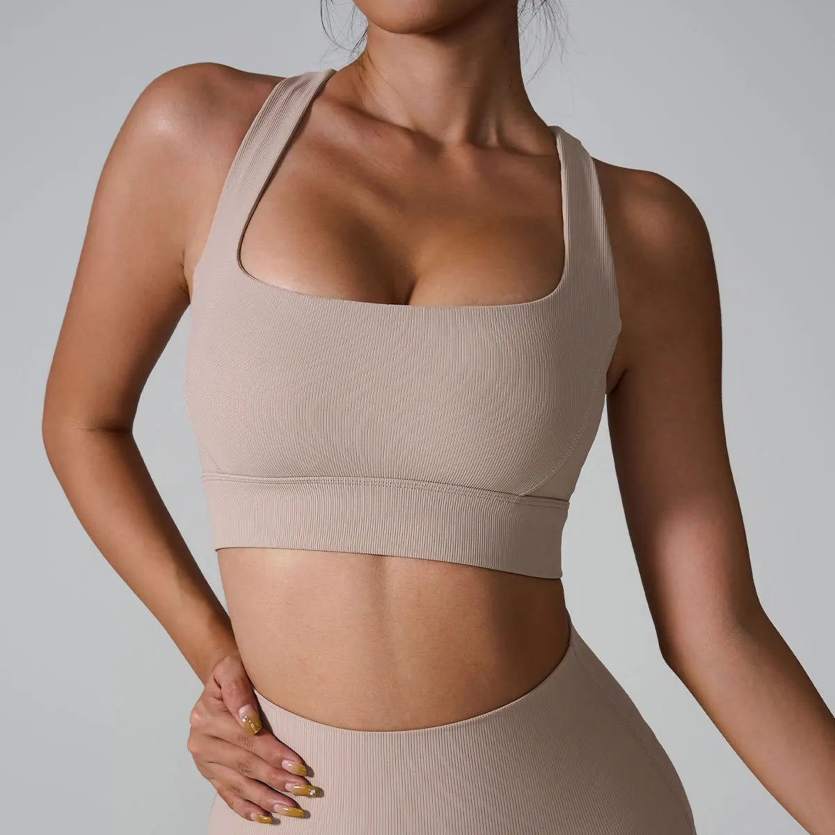 Women Fitness Yoga Bras Sexy Sling Beauty Back Fitness Push Up Sports Women Underwear Running Crop Top Yoga Clothes