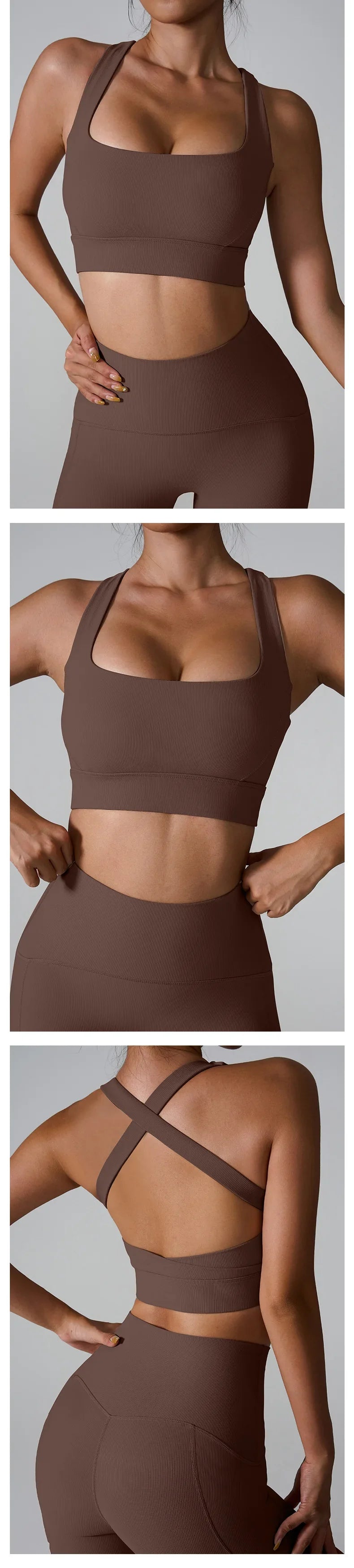 Women Fitness Yoga Bras Sexy Sling Beauty Back Fitness Push Up Sports Women Underwear Running Crop Top Yoga Clothes