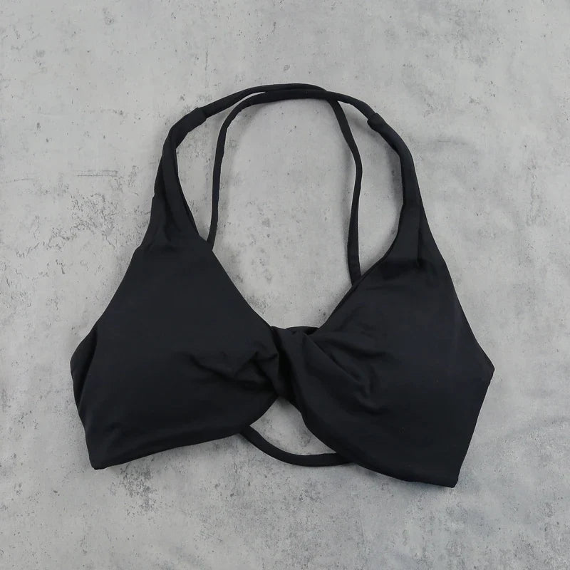 DIAS FIT JOY Women's  Workout Sports Bras Beauty back Cross Padded Low Impact Fitness Bra Yoga Top Cycling Fitness