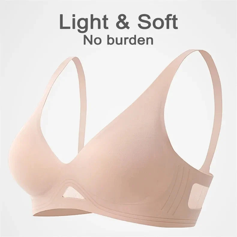 Wire Free Bra Brassieres Push Up Bralette Sexy Seamless Bras For Women Female Lingerie Woman Silky Underwear Intimate Sleepwear