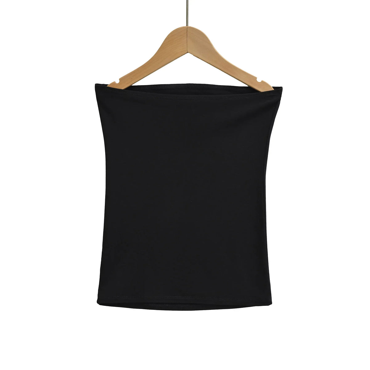 Spring Style Black And White Top Hot Girl Flat Top Tube Top Sexy Off-Shoulder Strap With Chest Pad Beautiful Back Camisole BPVE