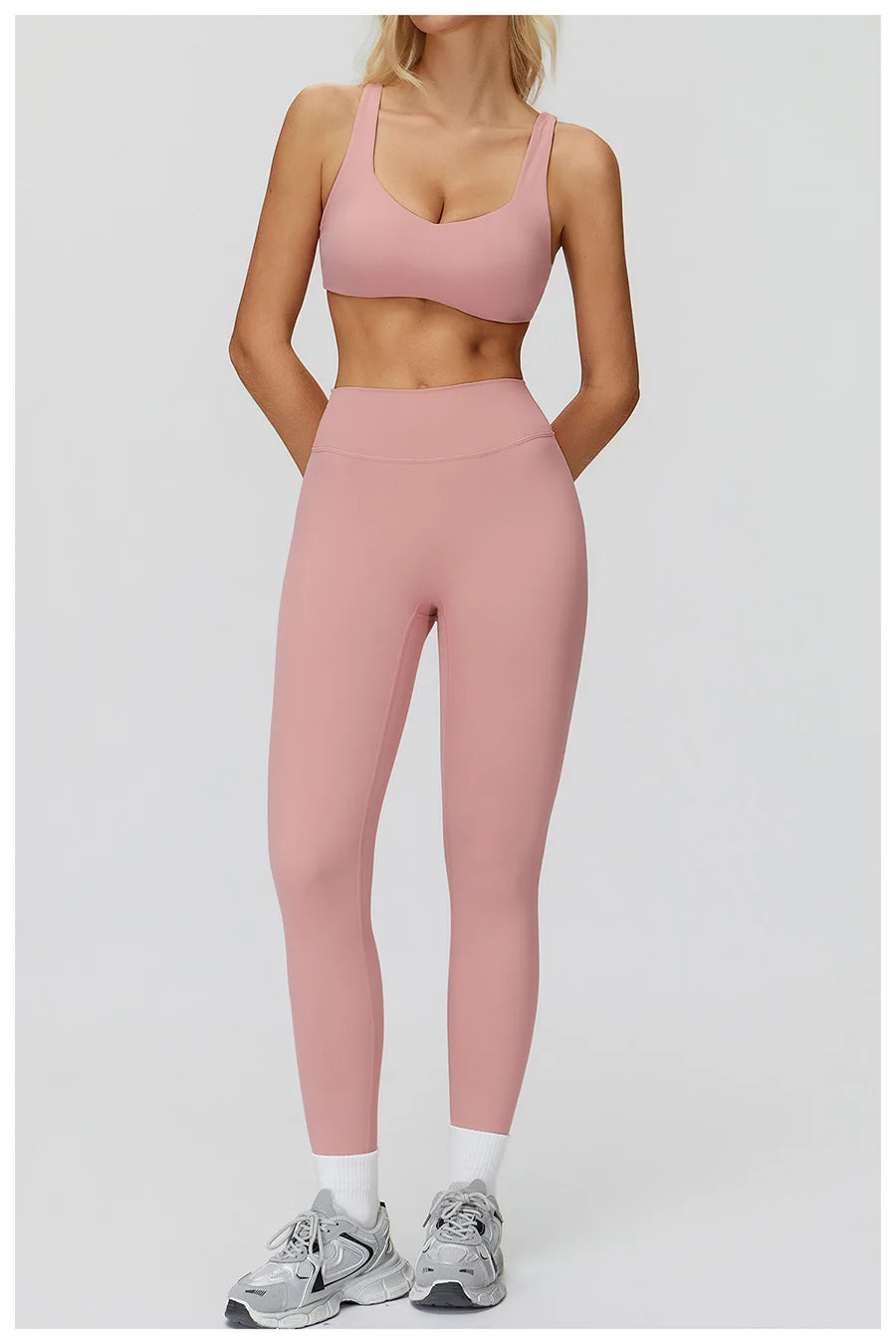 Women Yoga Suit Tracksuit Sports Bra High Waist Legging Shorts Outfit Gym Set Fitness Running Workout Clothes Push Up Sportswear