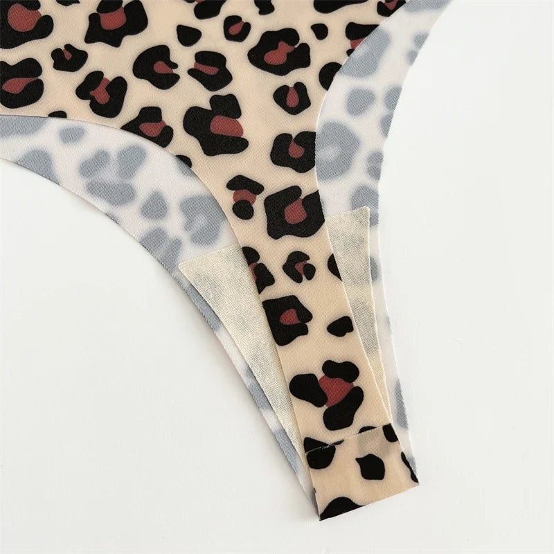 3Pcs Ultra-thin Seamless G-string Women Thongs Sexy Sweet Fruit Low-waist Panties Ladies Soft Cute Thongs Female S-XL T-Back