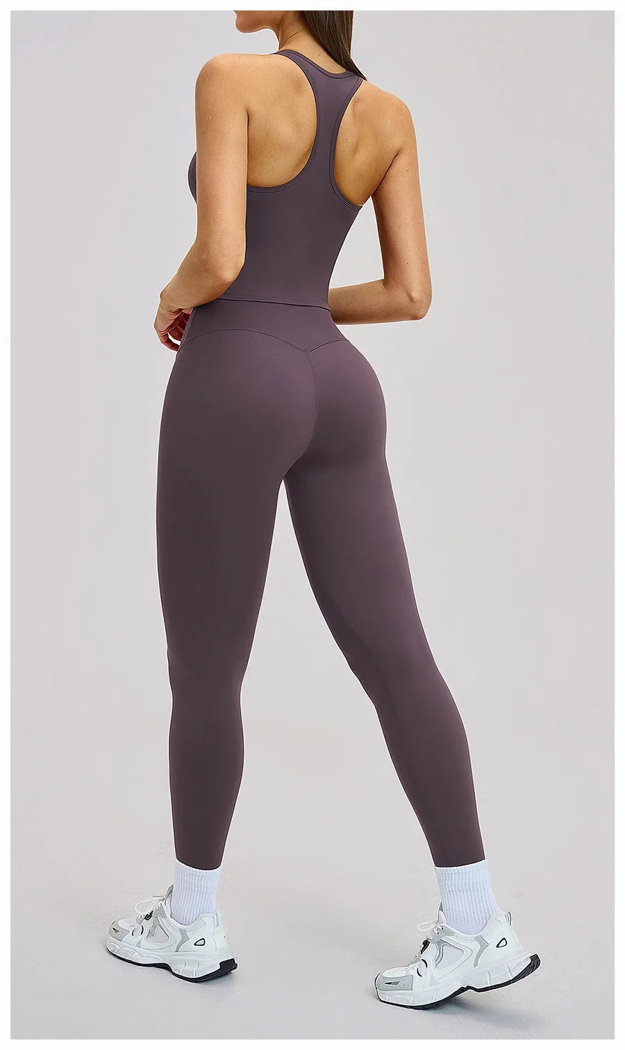 New Yoga Set 2PCS Gym Clothes Workout Outfits Women Long-sleeved T-shirt Sportswear Tracksuits Fitness Sports Vest Gym Leggings