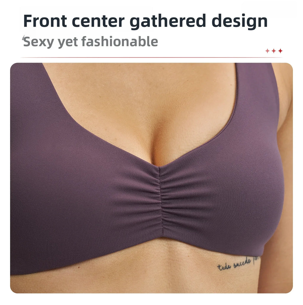 Sports Bra Women Top Push Up Fitness Yoga Bra High Strength Underwear Sport Top Breathable Running Vest Bralette Gym Wear Female