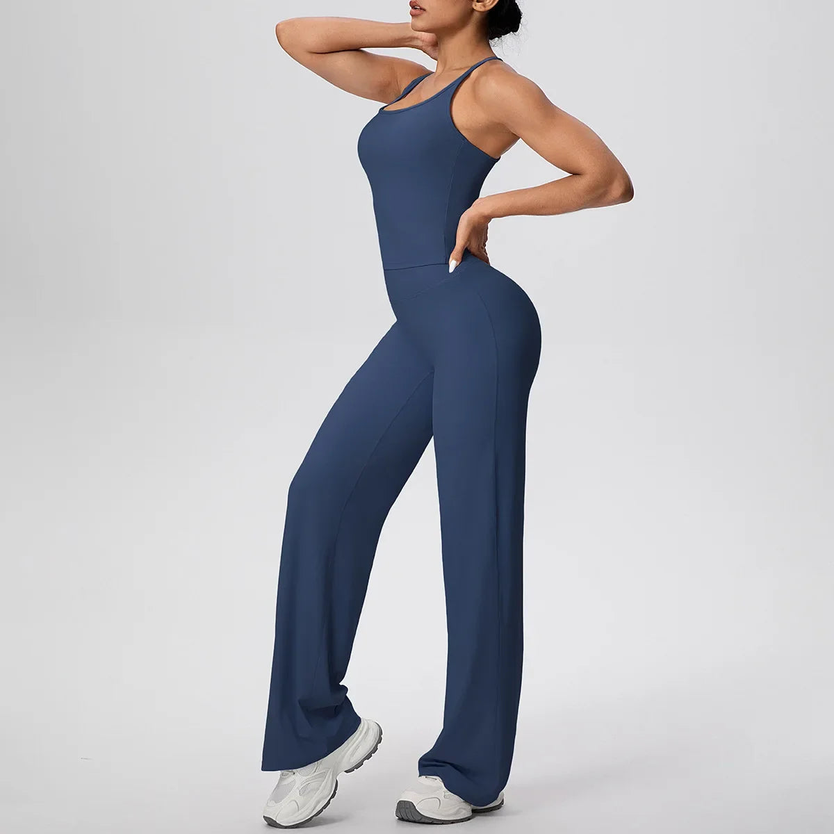 Yoga Set 2PCS Women Tracksuit Nude Feeling Workout Sets Gym Clothes Push Up Fitness Running Sportswear Sport Vest Leggings Suit