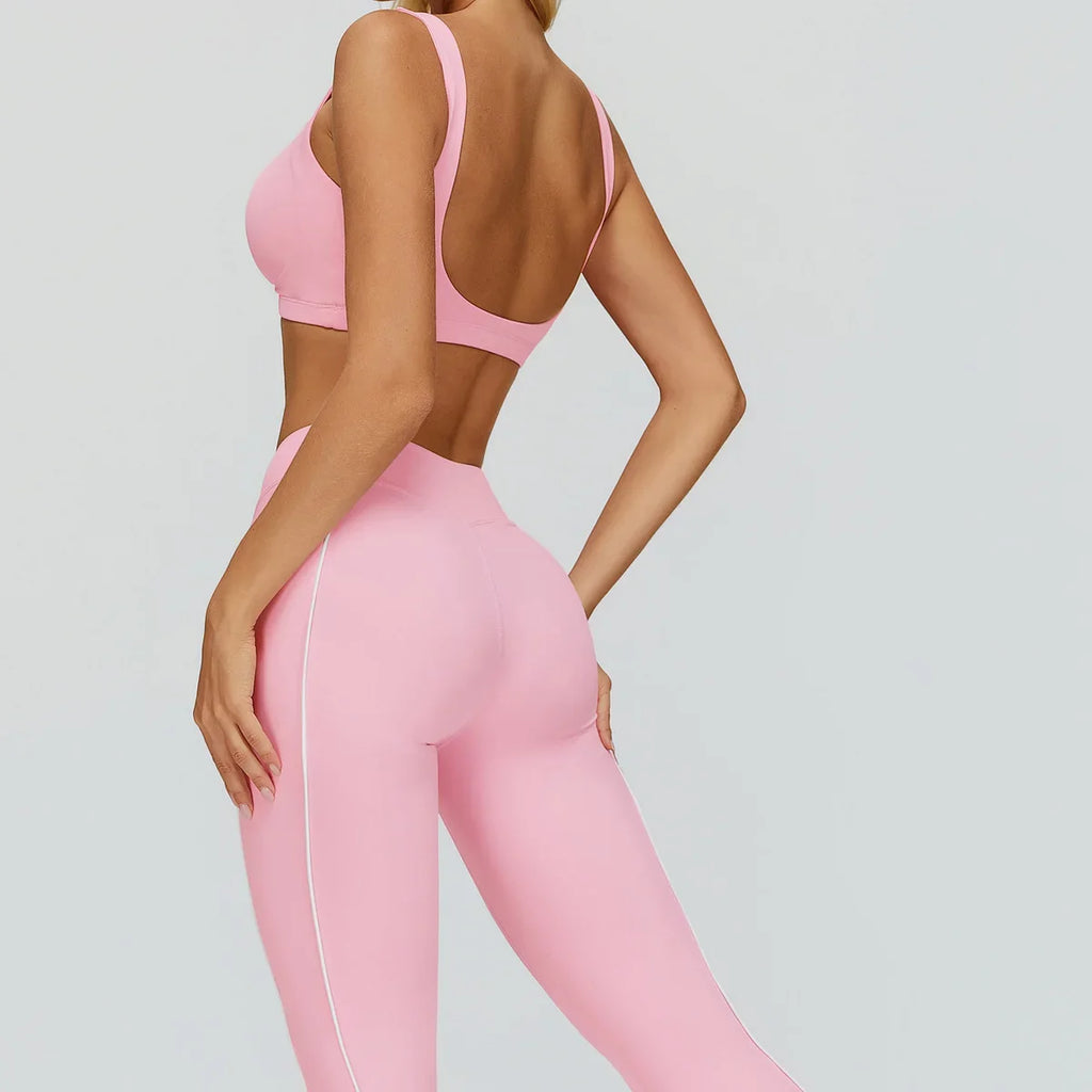 Women Yoga Set 2/3PCS Gym Clothes Long Sleeved Sportswear Yoga Suits Fitness Tracksuits Sport Outfits Crop Tank Bra Gym Leggings