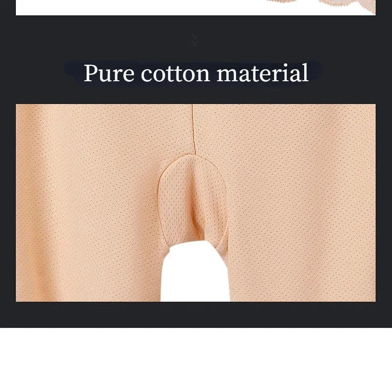 Plus Size Safety Short Pants Women Seamless Under Skirt Boxers For Women Sexy Lace Anti Chafing Boyshort Panties Underwear