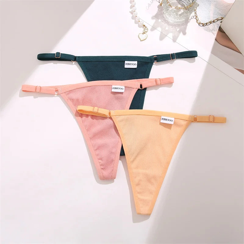S-XL Cotton Thongs Women Sexy Low Waist T-Back Underwear Ladies Bikini Panties Comfortable Cotton Underwear G-string Lingerie