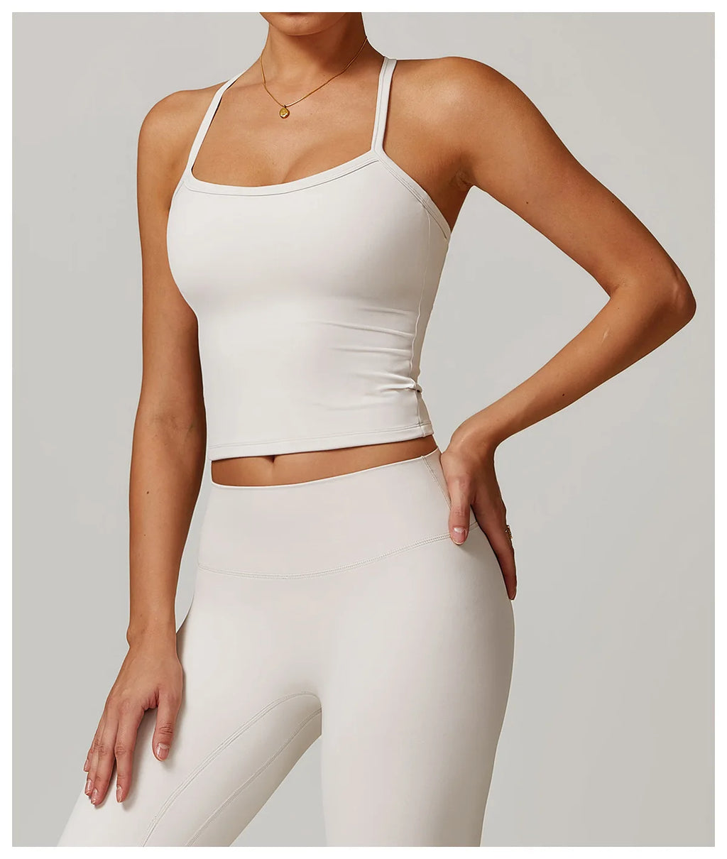 Cross Back Yoga Sports Bra Women Breathable Shock Proof Gym Workout Fitness Push up Top Yoga Running Active Sportswear Vest Bra