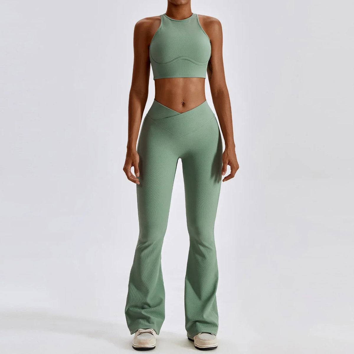 Yoga Set Seamless Women's Sportswear Workout Clothes Athletic Wear Gym Legging Fitness Bra Crop Top Sports Suits High Quality